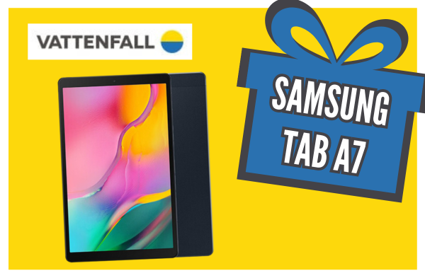 Samsung Tab A7 Cadeau bij Vattenfall